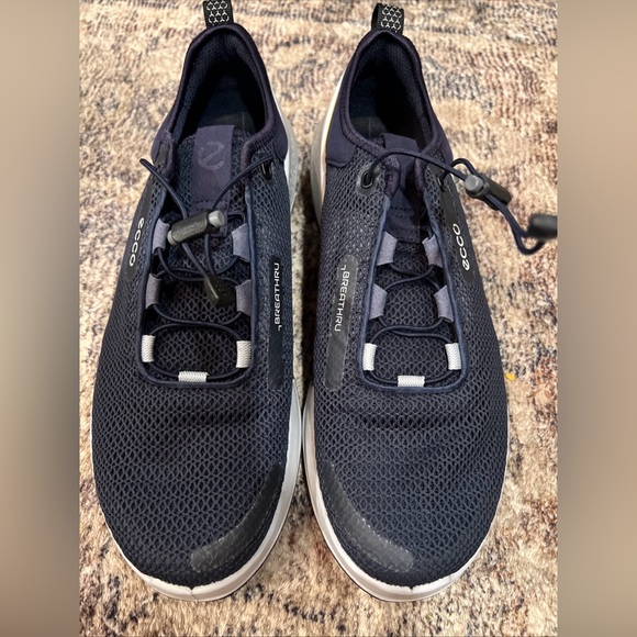ECCO Men's Navy Biom 2.0 Crosstrainer Shoes Size 9-9.5 Breathru Natural Motion - Picture 1 of 8